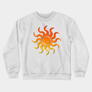 The sun t shirt design Crewneck Sweatshirt